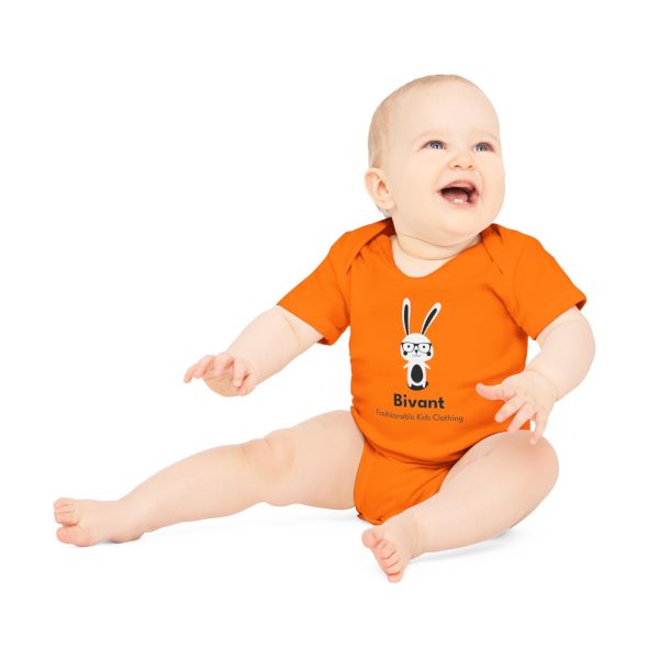 Baby Organic Short Sleeve Bodysuit By Bivant