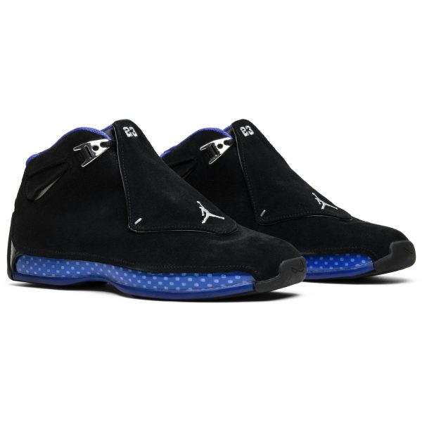 Air Jordan 18 Retro ‘Black Sport Royal’ 2018 AA2494-007