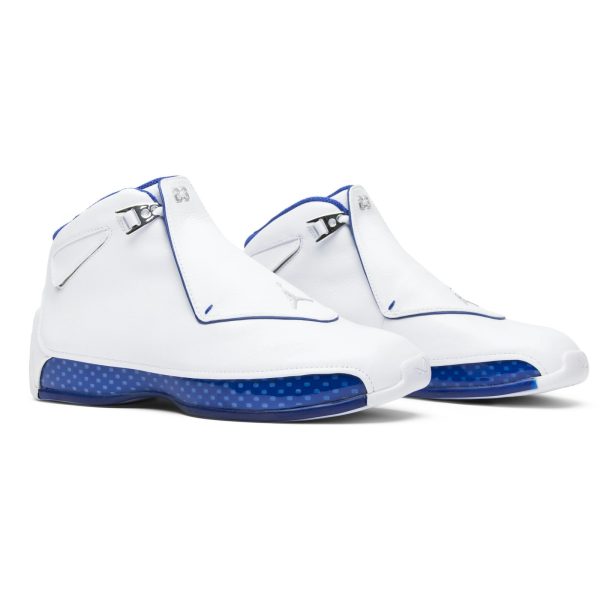 Air Jordan 18 Retro ‘White Sport Royal’ 2018 AA2494-106