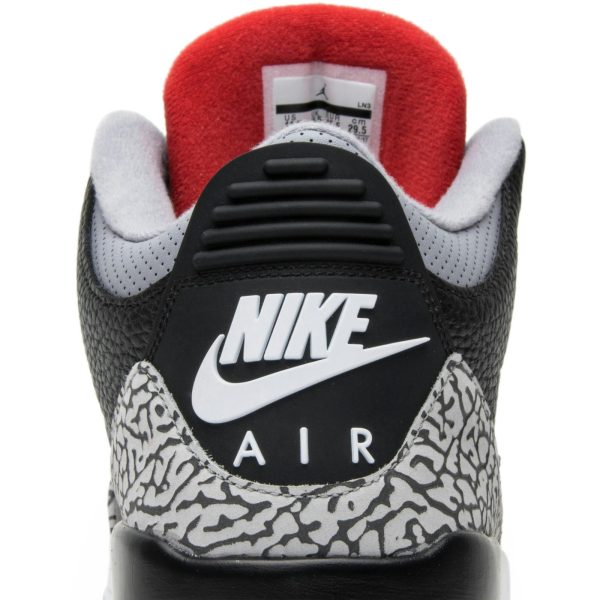 Air Jordan 3 Retro OG ‘Black Cement’ 2018 [also Worn by Jay Chou] 854262-001