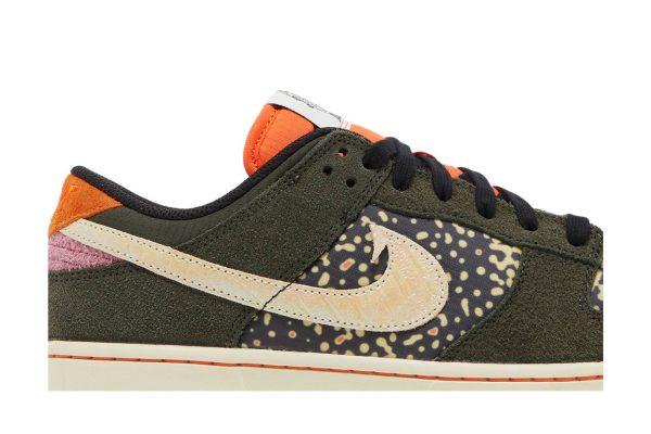 Nike Dunk Low Rainbow Trout ‘Sequoia/Alabaster-Safety Orange’ FN7523-300