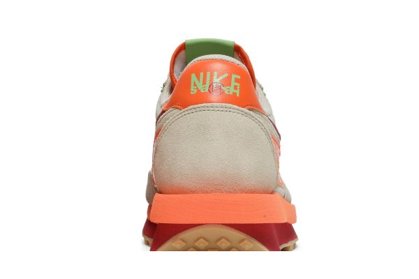 sacai x CLOT x Nike LDWaffle ‘Net Orange Blaze’ DH1347-100