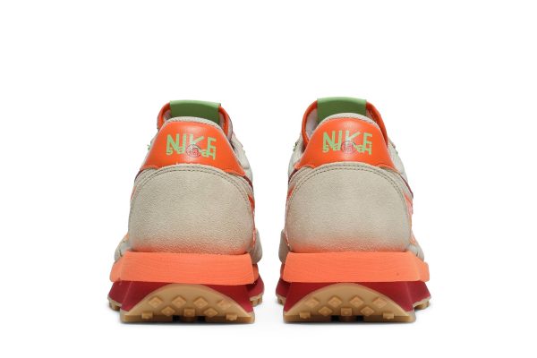 sacai x CLOT x Nike LDWaffle ‘Net Orange Blaze’ DH1347-100