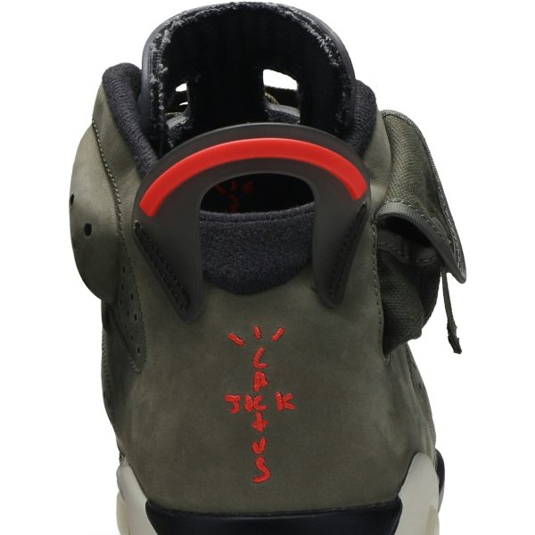 Travis Scott x Air Jordan 6 Retro ‘Olive’ [also worn by Quavo] CN1084-200