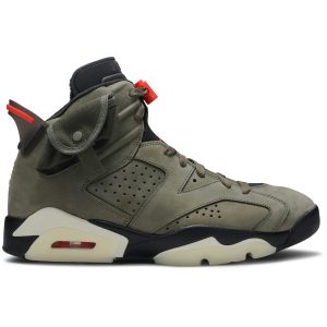 Travis Scott x Air Jordan 6 Retro ‘Olive’ [also worn by Quavo] CN1084-200