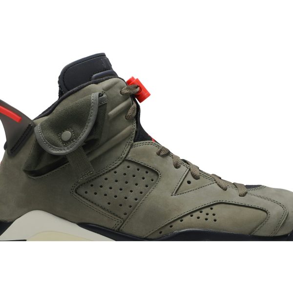 Travis Scott x Air Jordan 6 Retro ‘Olive’ [also worn by Quavo] CN1084-200